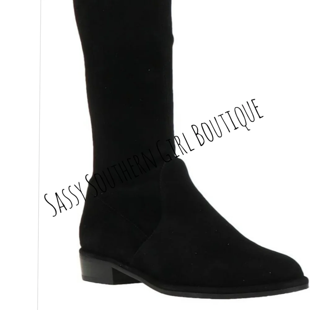 🆕⭐ STUART WEITZMAN Lowlands black suede boots